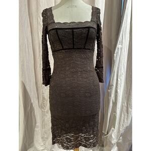 Ann Ferriday Vintage Lace Corset Milkmaid Dress Deadstock M